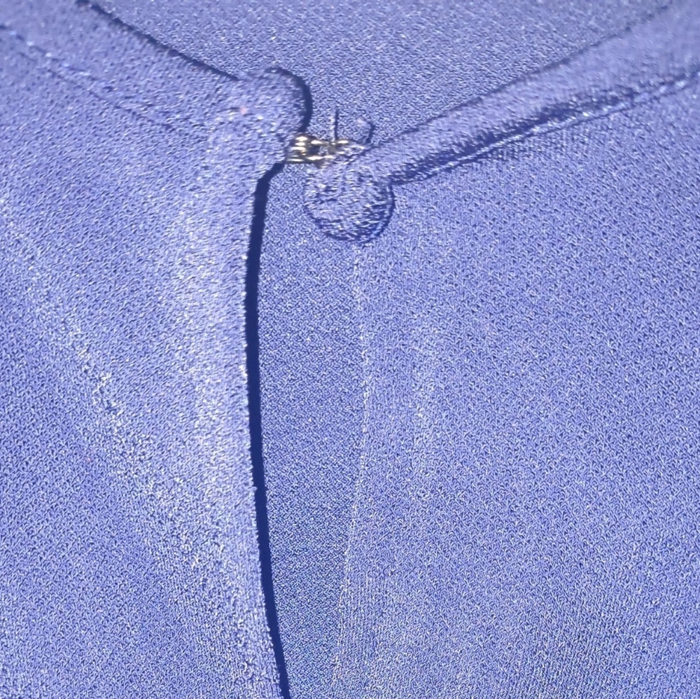 3/$8 Navy Long Sleeve Dress Shirt - Picture 5 of 6